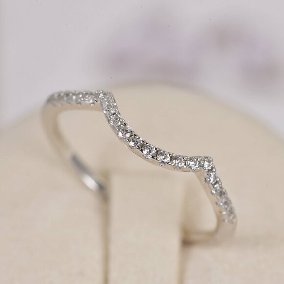 GRA Certified Moissanite Ring 1ct Brilliant Cut Halo 925 Sterling sz 8 - Picture 4 of 10